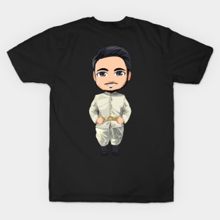 Khmer Cambodian Gentleman Chibi Character T-Shirt